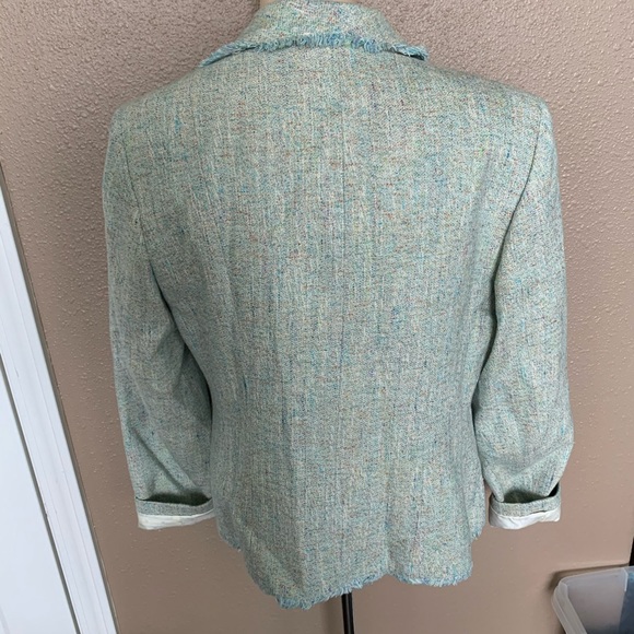 Garfield & Marks blue/green jacket Size 8 - Picture 2 of 3